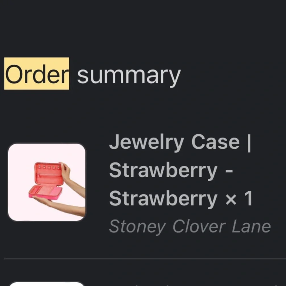 NWT! Stoney Clover Lane Jewelry Case - Picture 9 of 11
